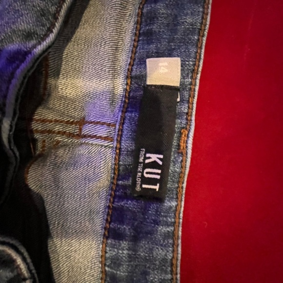 KUT Women's Blue Denim Shorts - Picture 3 of 4